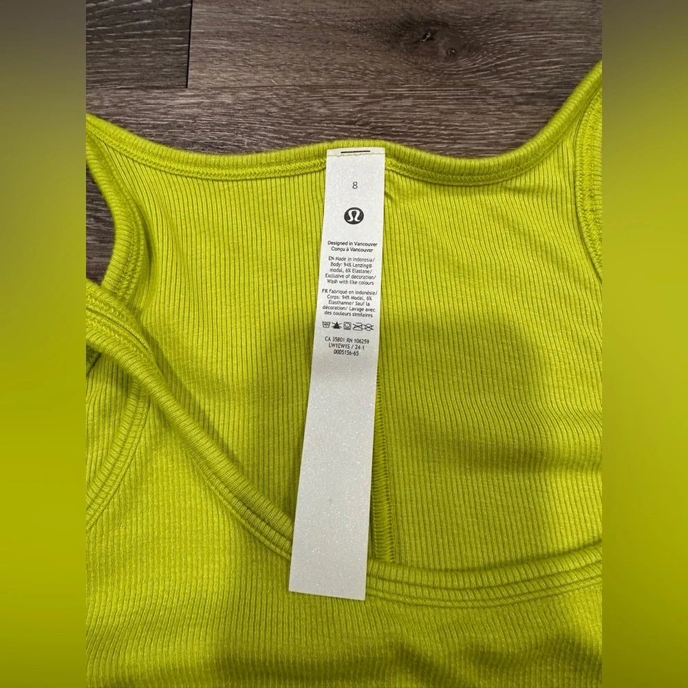 SOLD- Lululemon Ribbed Tight Tank - Picture 3 of 3